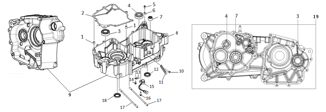 LEFT CRANKCASE COMP