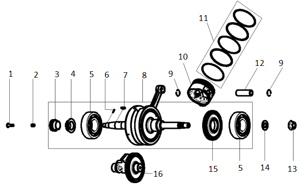 CRANKSHAFT ASSY