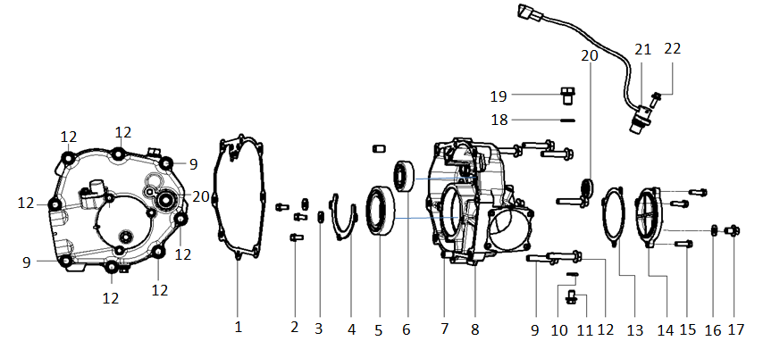 TRANSMISSION CASE ASSY