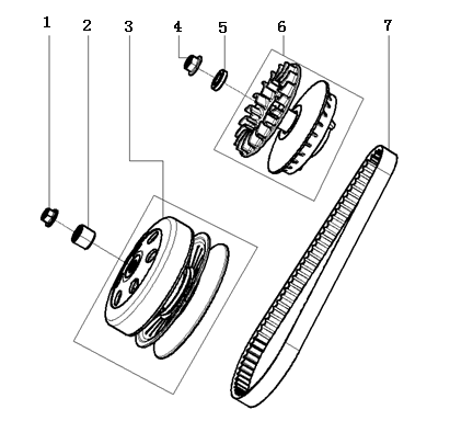 BELT DRIVING ASSY