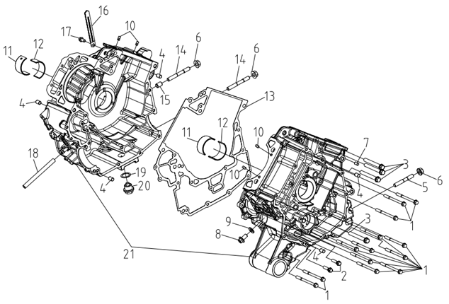 CRANKCASE ASSY
