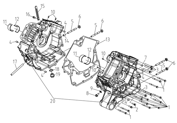 CRANKCASE ASSY