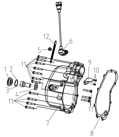 RIGHT CRANKCASE COVER