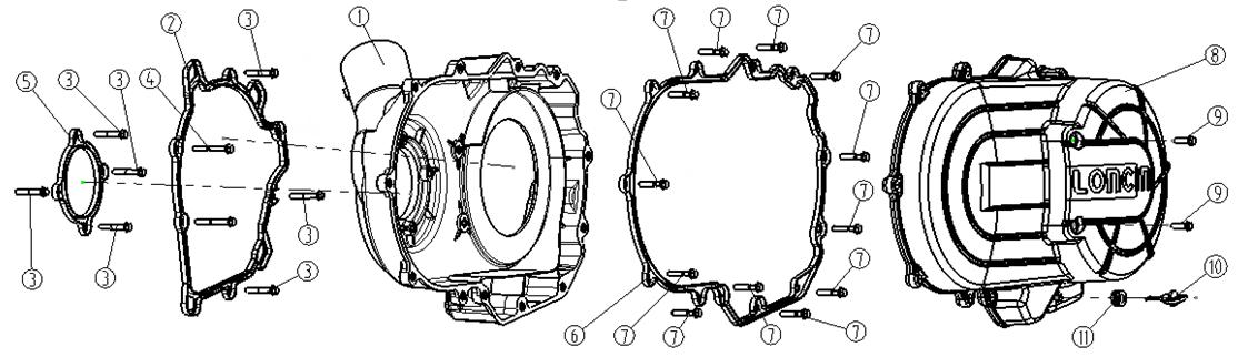 RIGHT CRANKCASE COVER