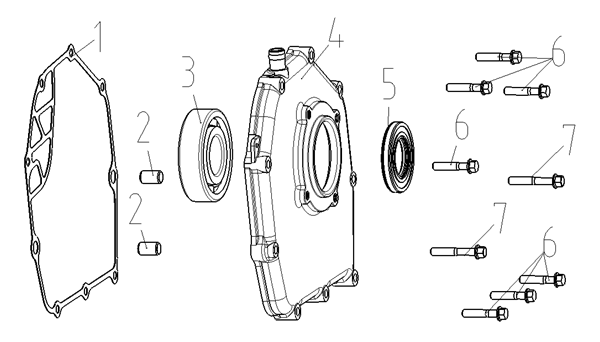 RIGHT CRANKCASE COVER