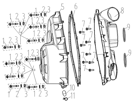 CVT CVT CASE COMPONENT