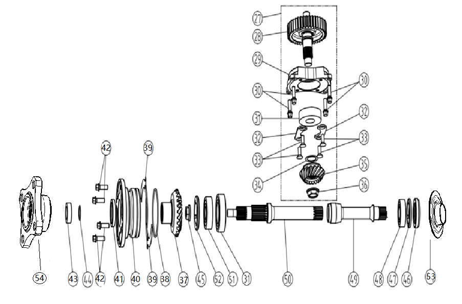 TRANSMISSION MECHANISM SET