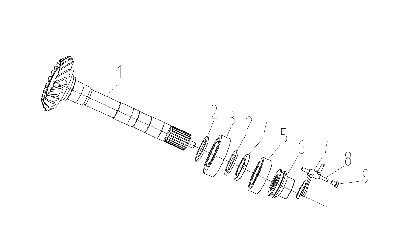 FRONT TRANSMISSION SHAFT