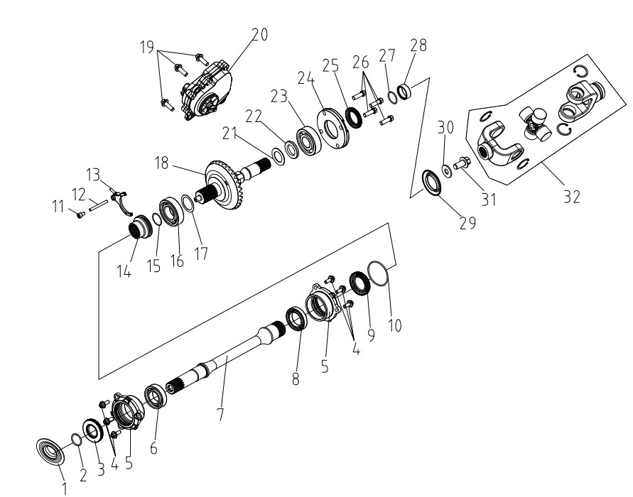 TRANSMISSION MECHANISM SET