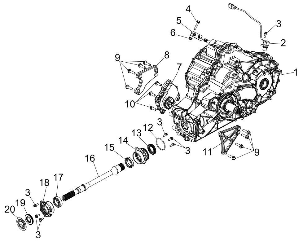 TRANSMISSION CASE COMP