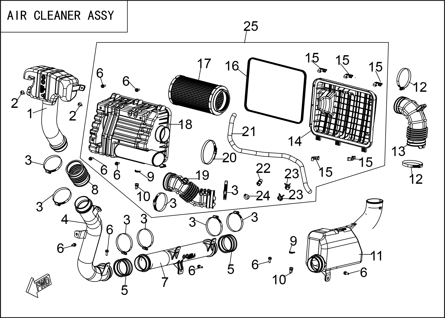 AIR CLEANER ASSY