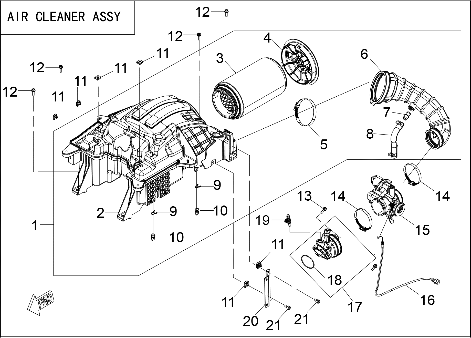 AIR CLEANER ASSY