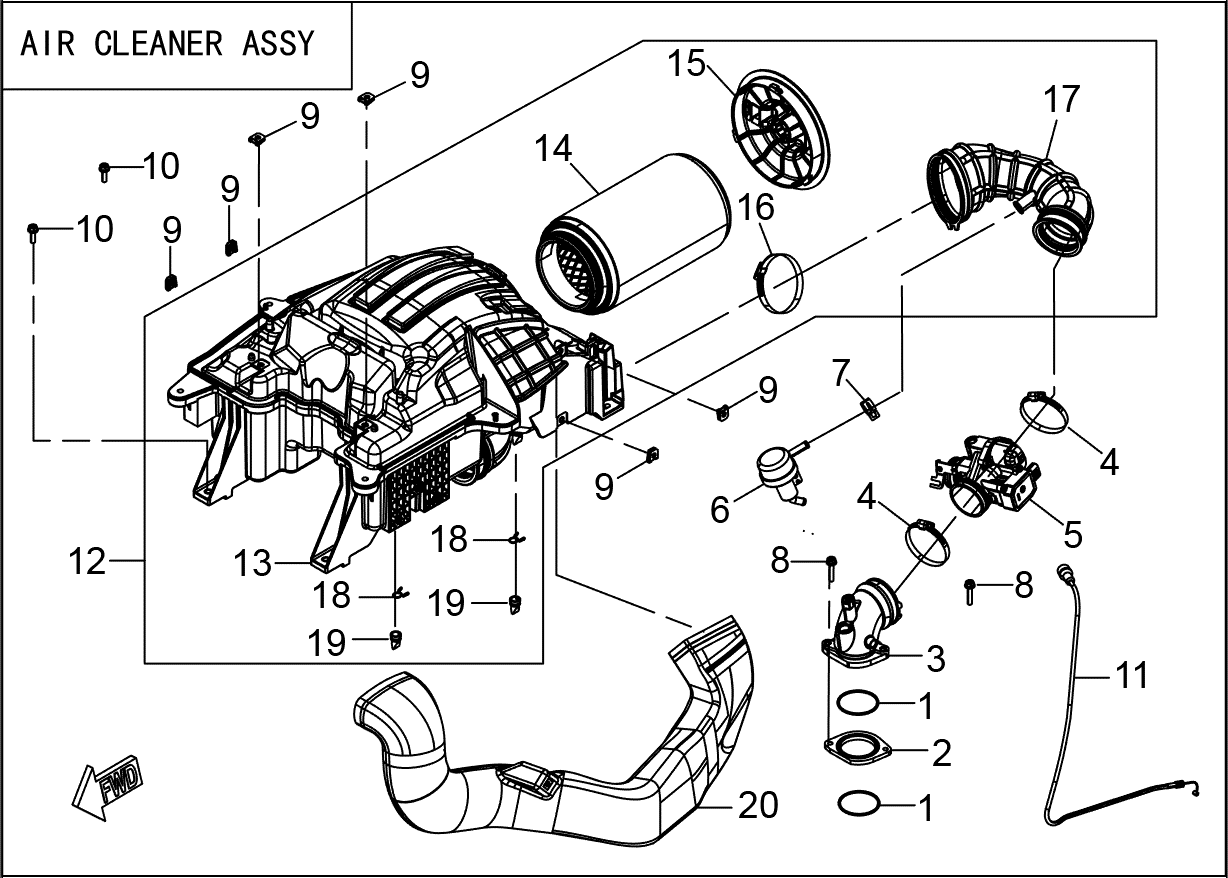 AIR CLEANER ASSY