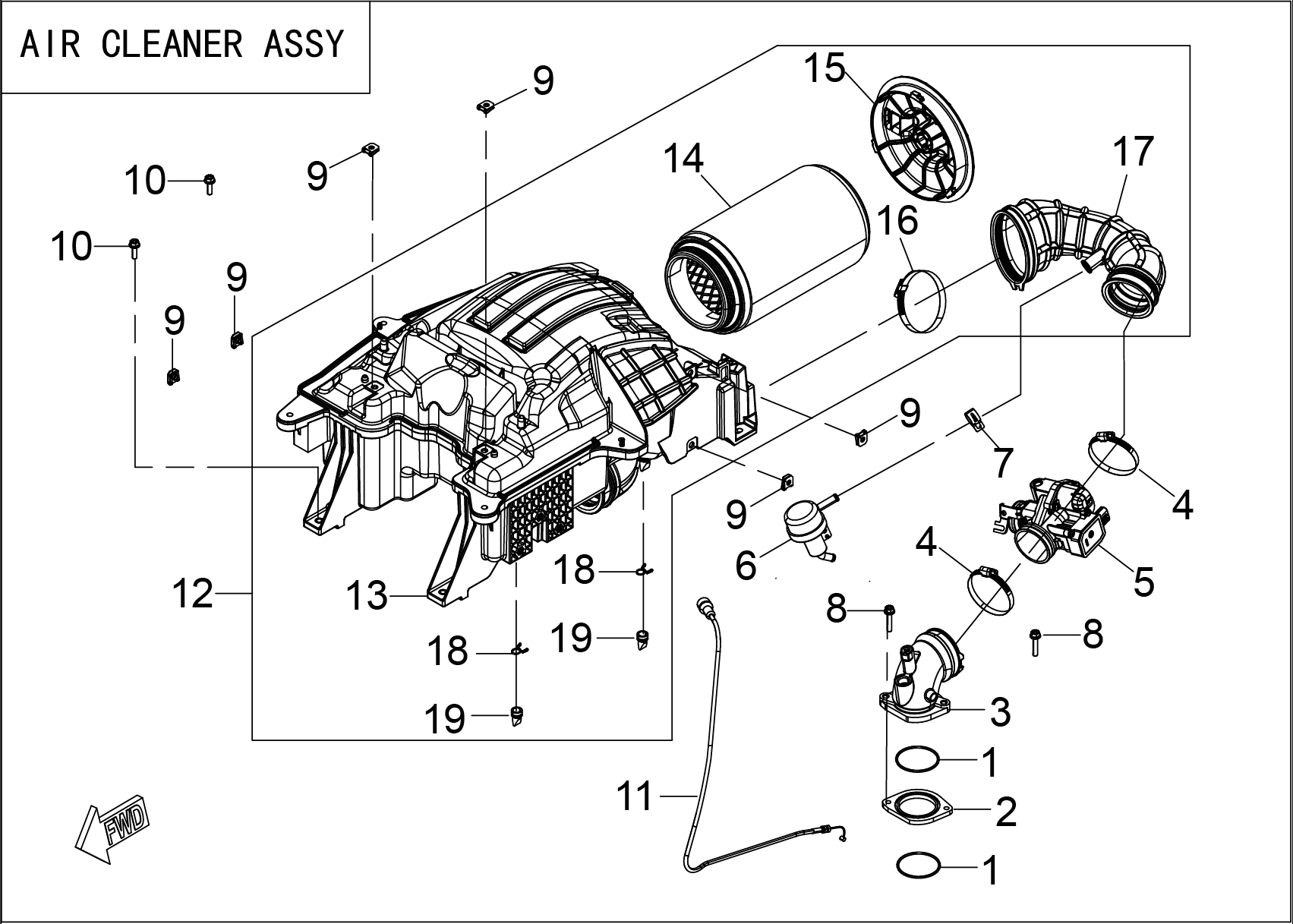AIR CLEANER ASSY