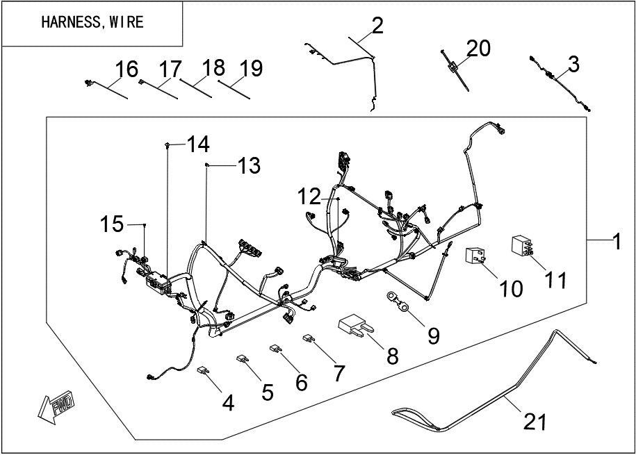 HARNESS WIRE