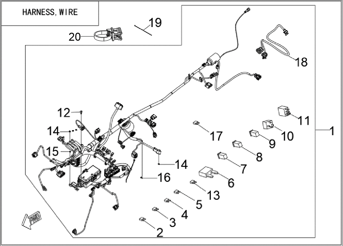 HARNESS,WIRE