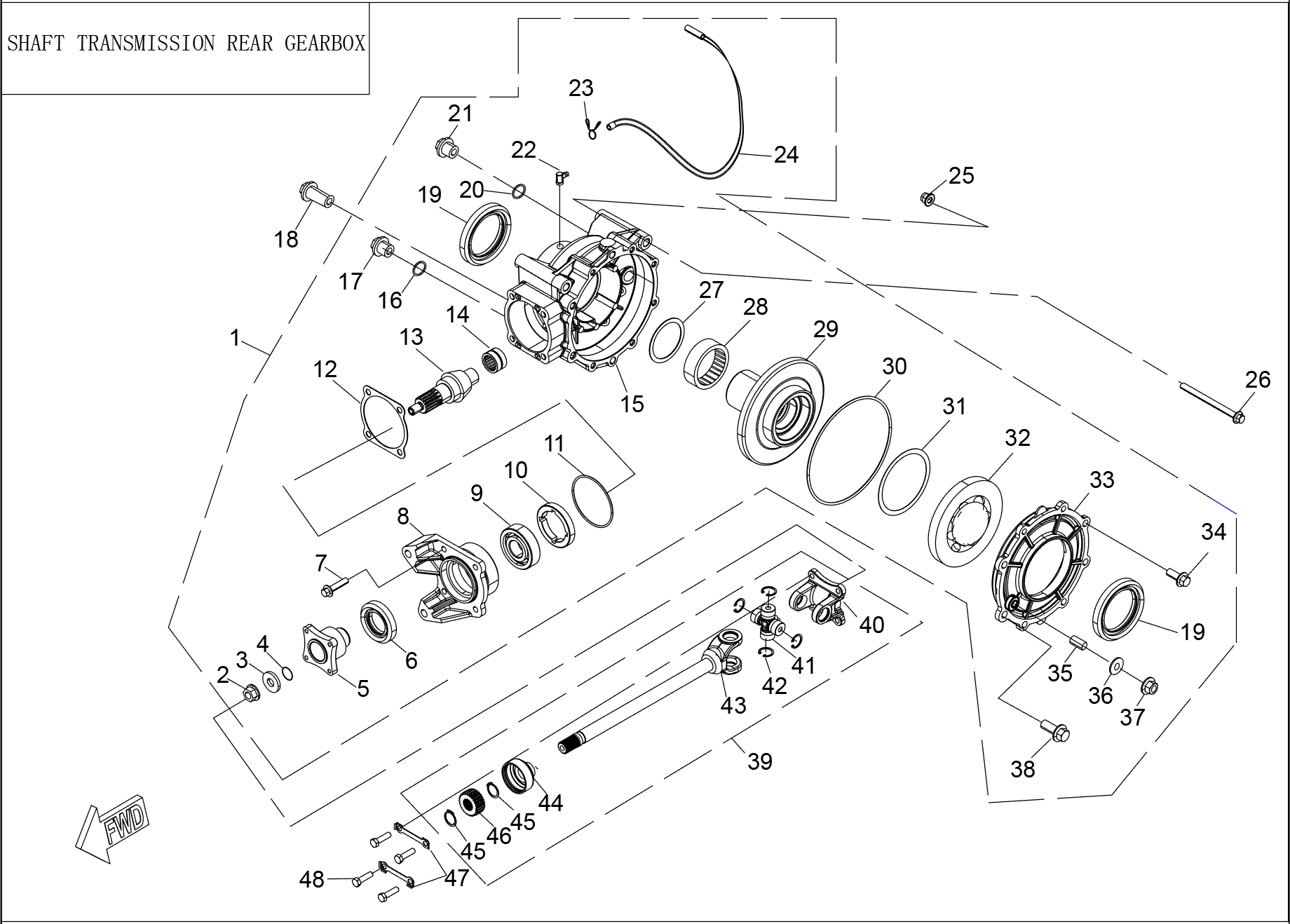 REAR GEAR BOX