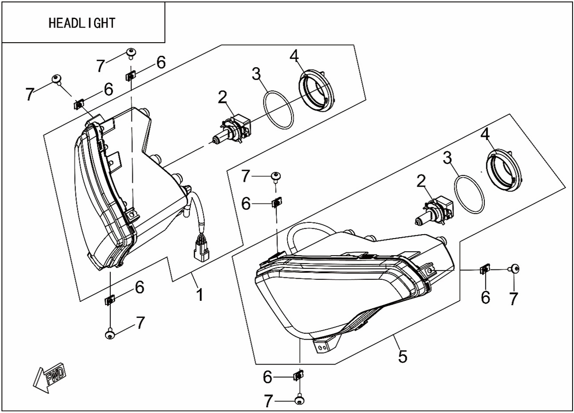 HEADLIGHT ASSY