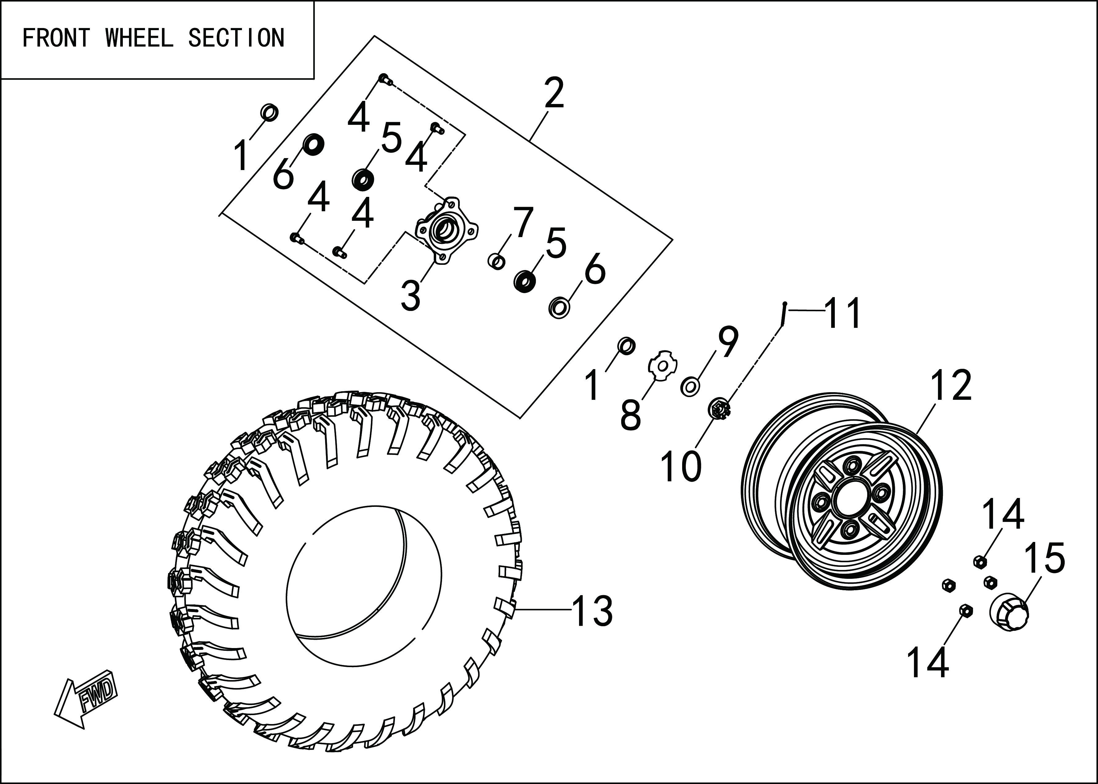 FRONT WHEEL