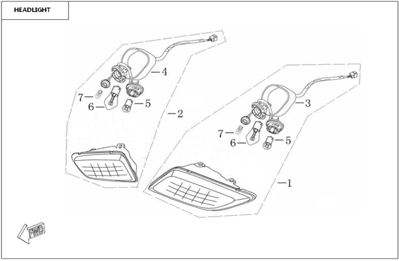 HEAD LIGHT ASSY