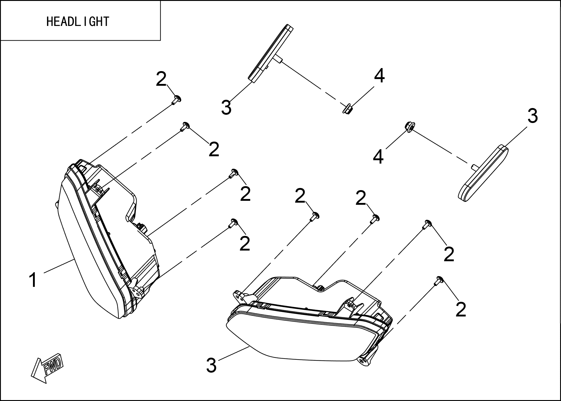 HEADLIGHT ASSY