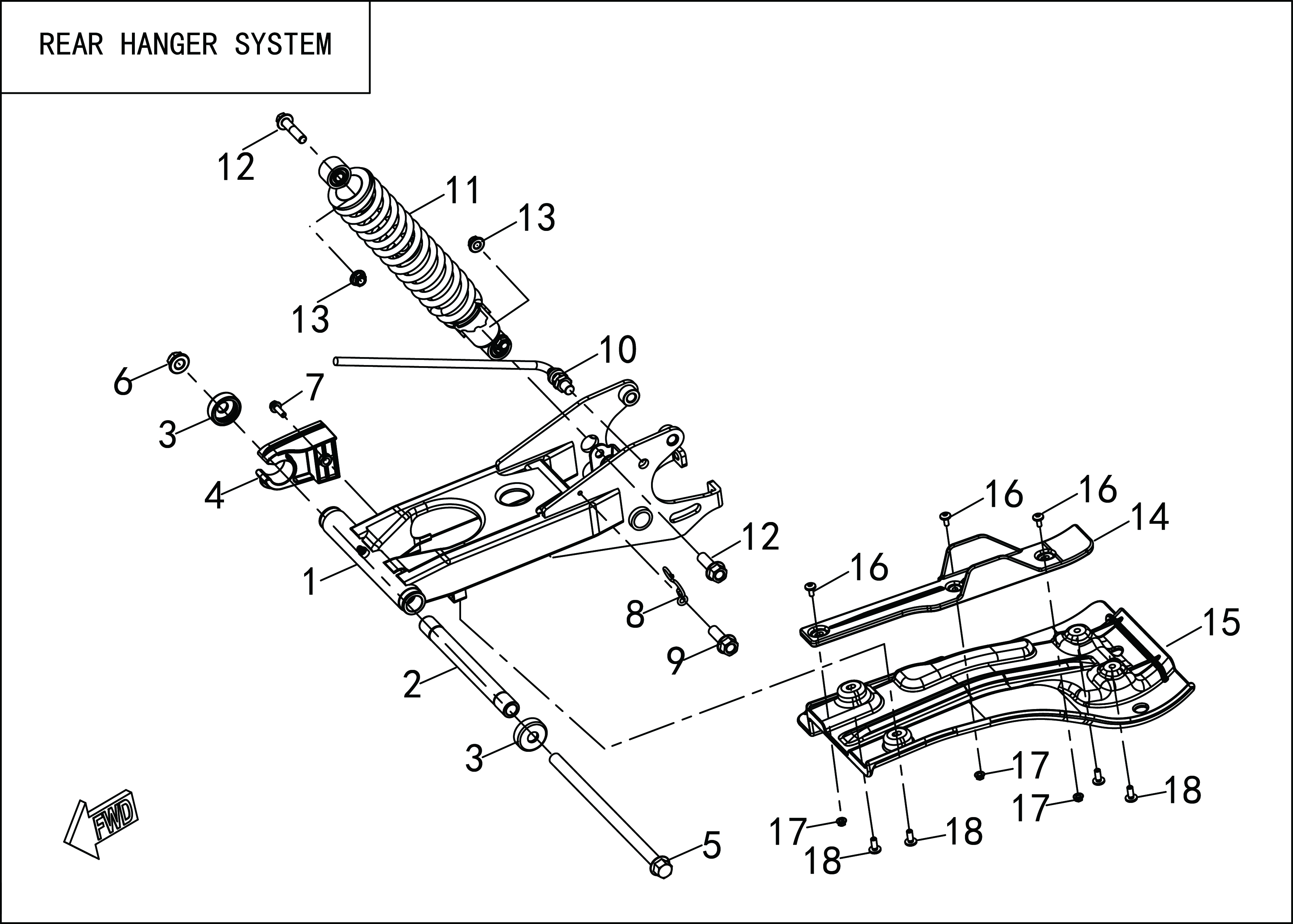 REAR HANGER SYSTEM