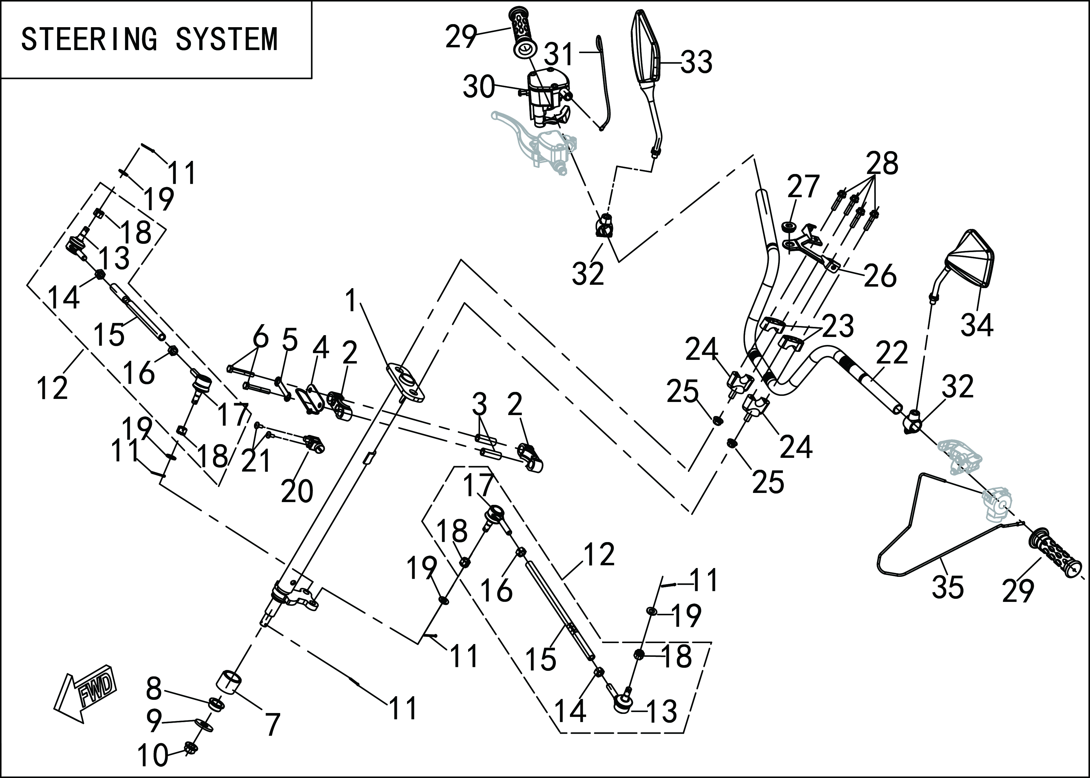 STEERING OPERATION SYSTEM