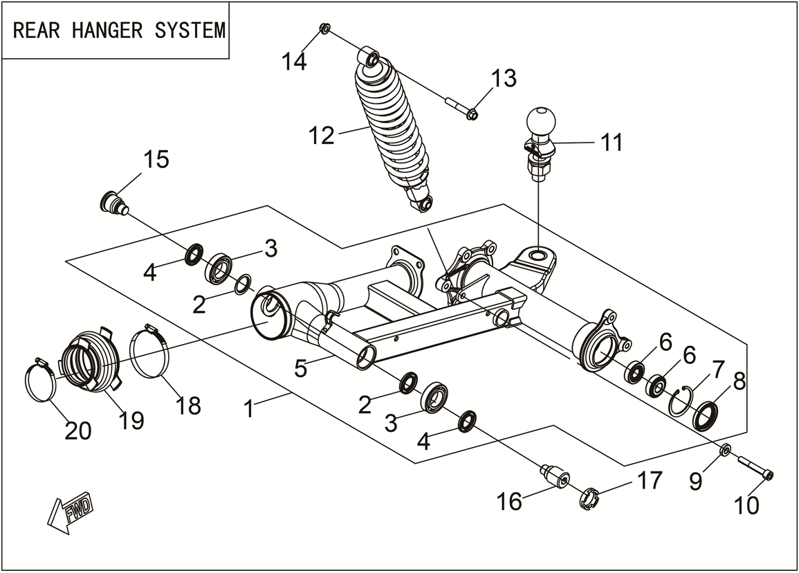 REAR HANGER SYSTEM