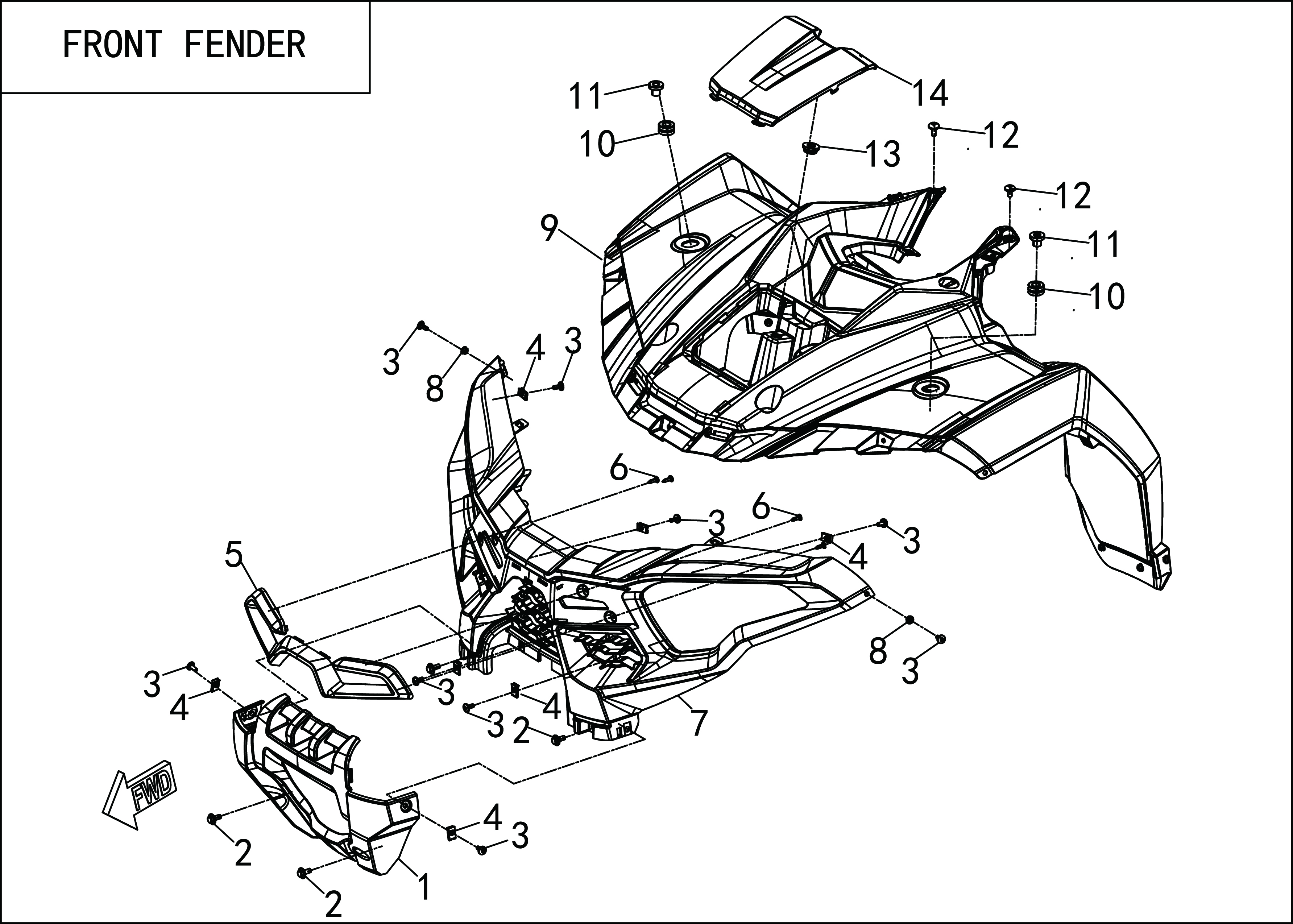 FRONT FENDER