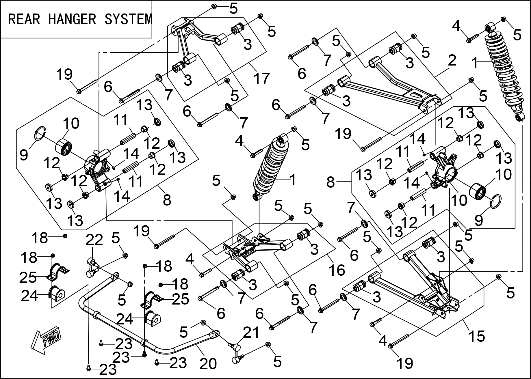 REAR HANGER SYSTEM