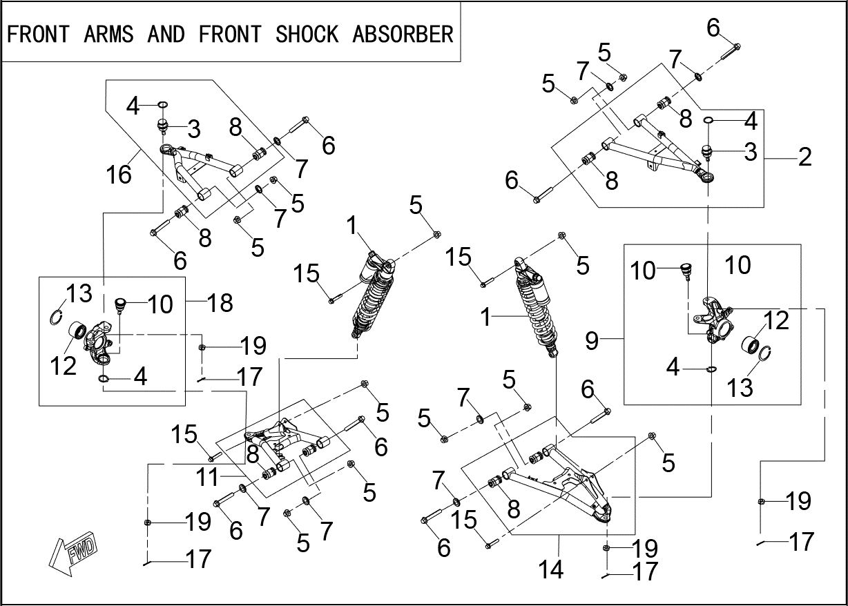 FRONT HANGER SYSTEM