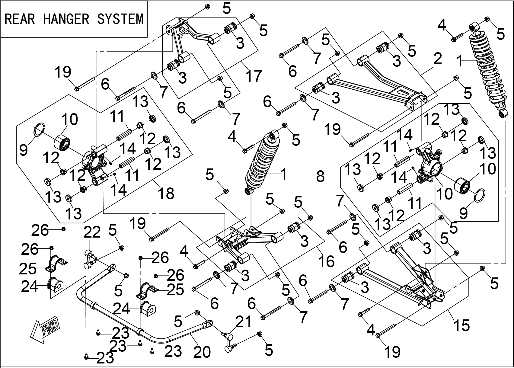 REAR HANGER SYSTEM