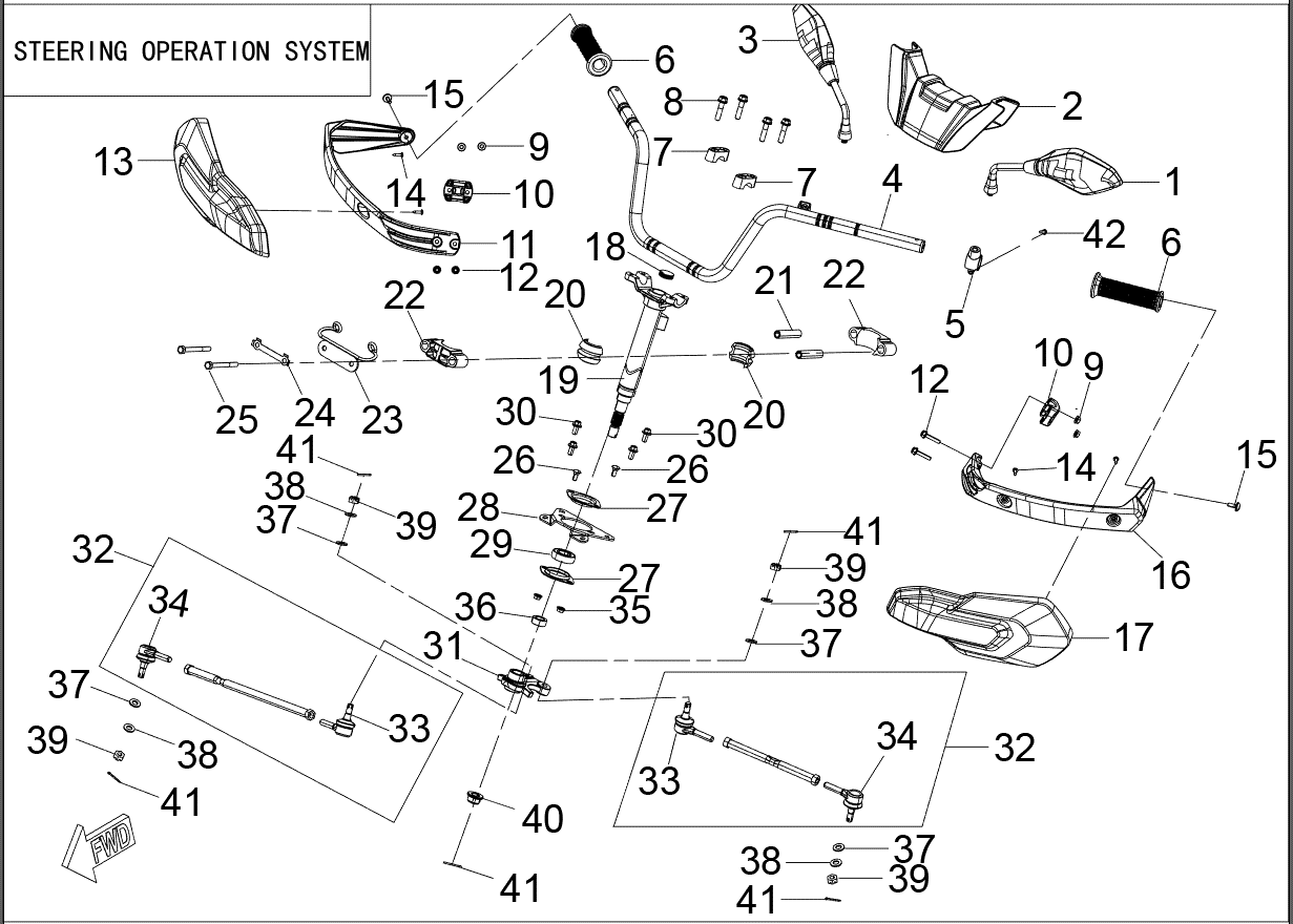 STEERING OPERATION SYSTEMNO EPS
