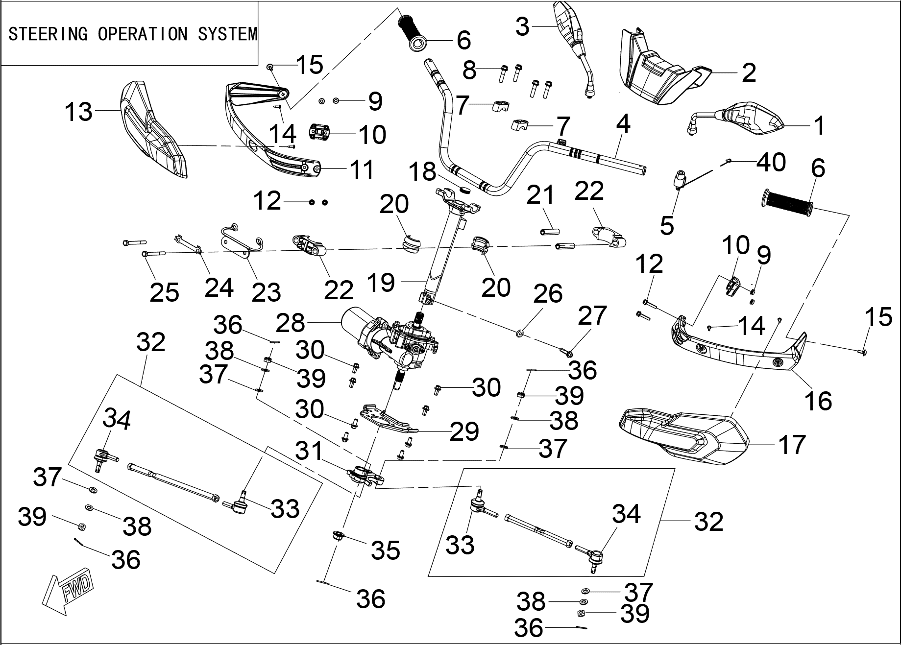 STEERING OPERATION SYSTEM