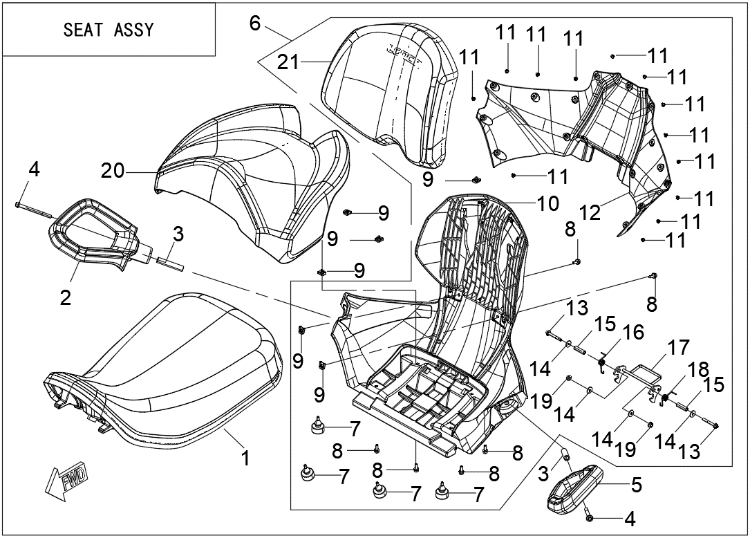 SEAT ASSY