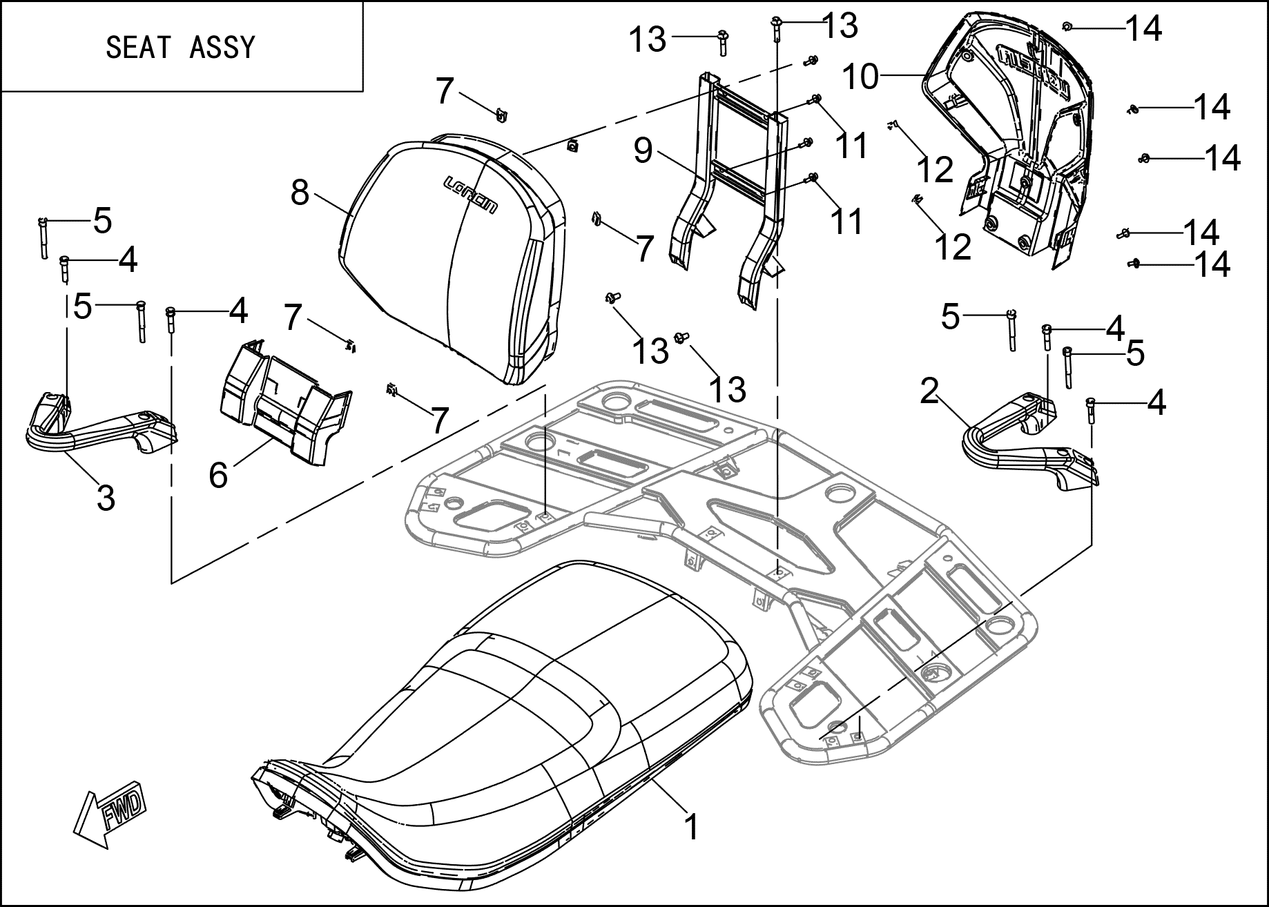 SEAT ASSY