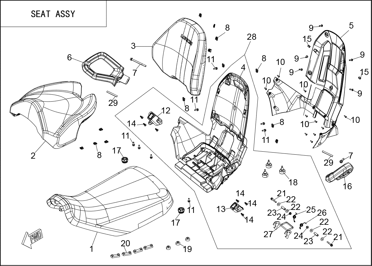 SEAT ASSY