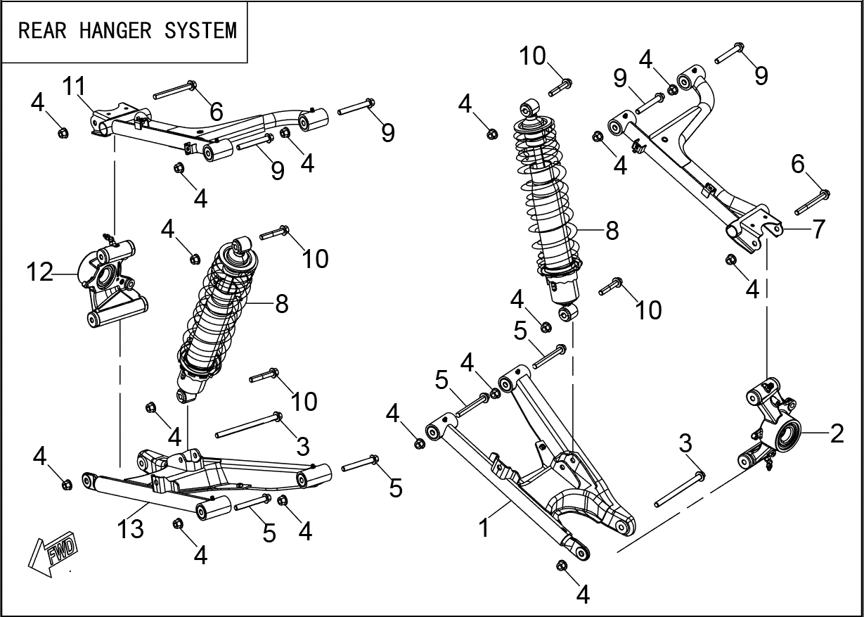 REAR HANGER SYSTEM