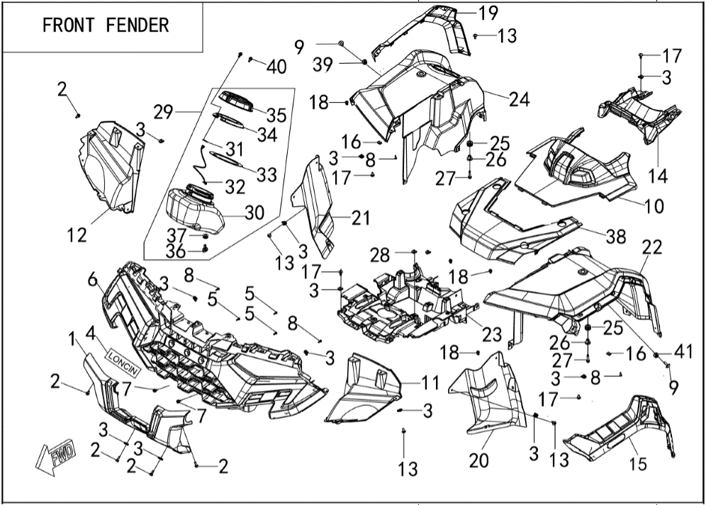 FRONT FENDER