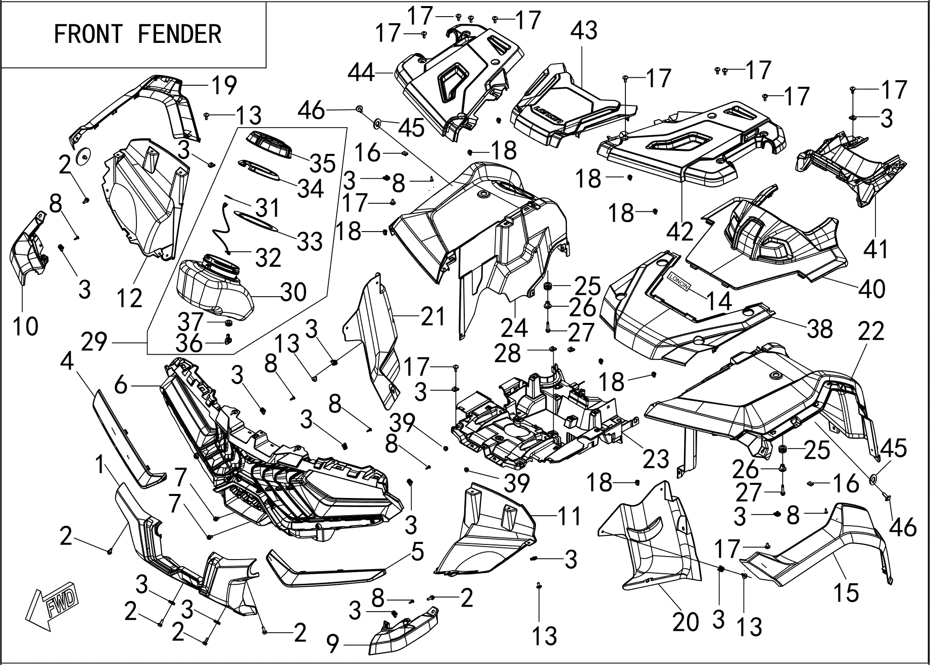 FRONT FENDER
