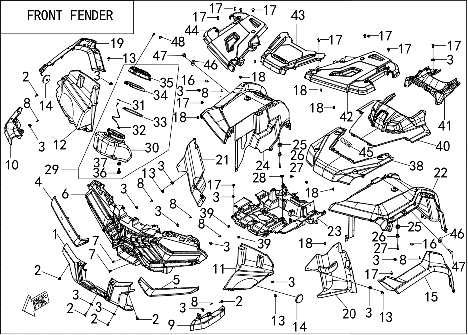 FRONT FENDER