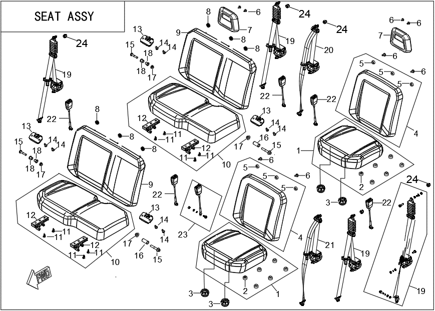 SEAT ASSY