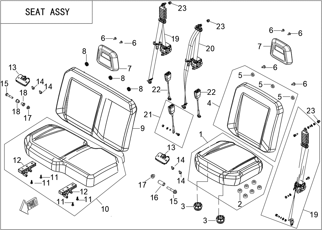 SEAT ASSY
