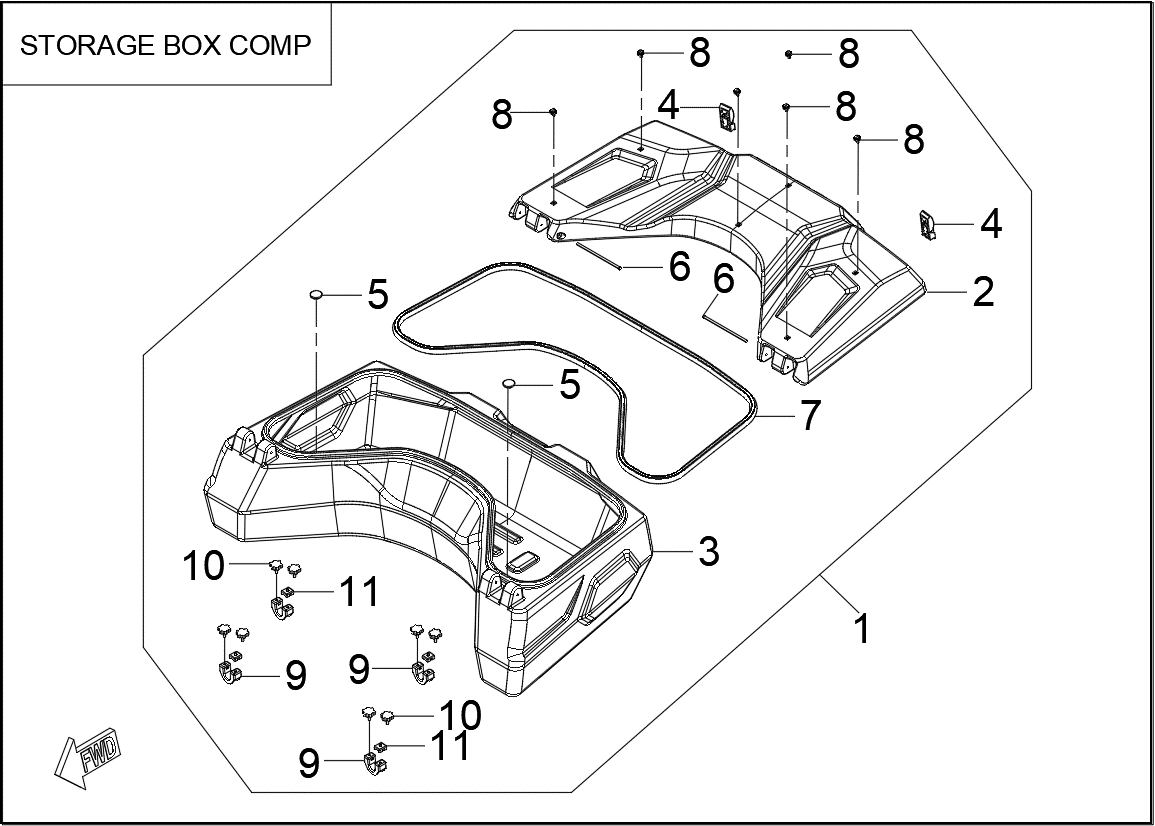 STORAGE BOX COMP