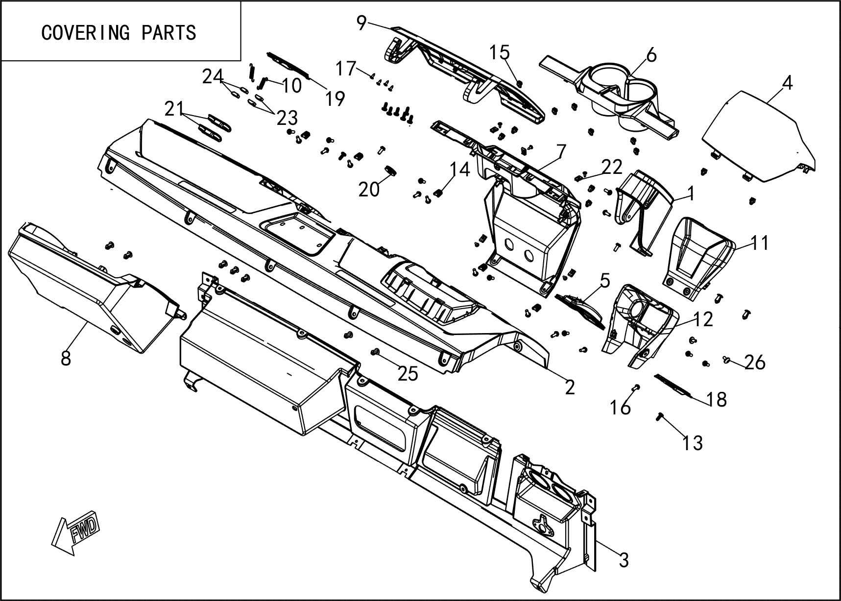 COVERING PARTS