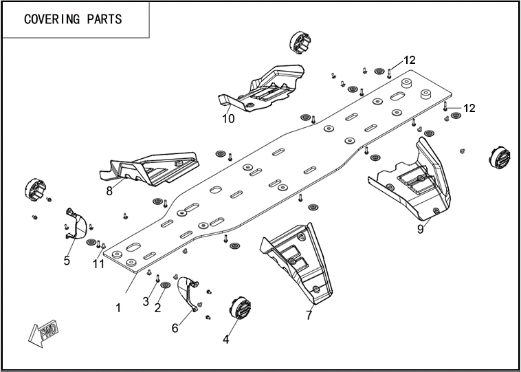 COVERING PARTS